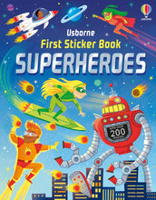 Load image into Gallery viewer, First Sticker Book Superheroes