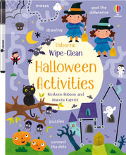 Load image into Gallery viewer, Wipe-Clean Halloween Activities Book