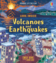 Load image into Gallery viewer, Look Inside Volcanoes And Earthquakes Book