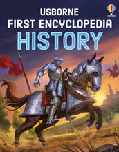 Load image into Gallery viewer, Usborne First Encyclopedia History Book