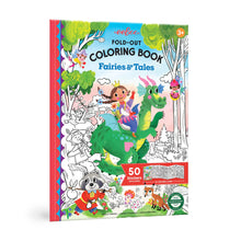 Load image into Gallery viewer, Fairies And Tales Fold-Out Coloring Book