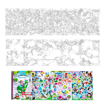 Load image into Gallery viewer, Fairies And Tales Fold-Out Coloring Book