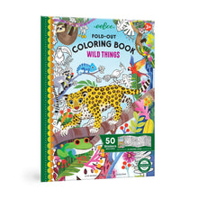 Load image into Gallery viewer, Wild Things Fold-Out Coloring Book