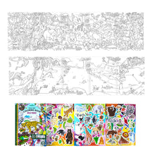 Load image into Gallery viewer, Wild Things Fold-Out Coloring Book