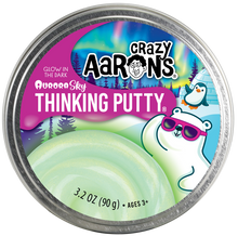 Load image into Gallery viewer, Aurora Sky Glow-In-The-Dark Thinking Putty Tin