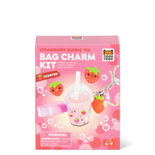 Load image into Gallery viewer, Bag Charm Kit Strawberry Bubble Tea