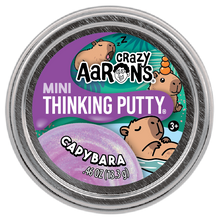 Load image into Gallery viewer, Mini Capybara Thinking Putty Tin
