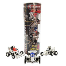 Load image into Gallery viewer, Pull Back Silver Racer 3 Pack