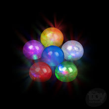 Load image into Gallery viewer, 2.5" Light Up Galaxy Squeeze Ball