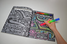 Load image into Gallery viewer, Neon Doodles Book Wild Animals
