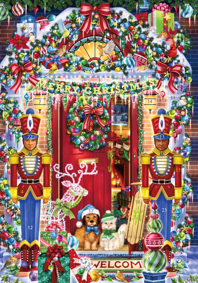 Front Door With Soldiers Mini Advent Calendar