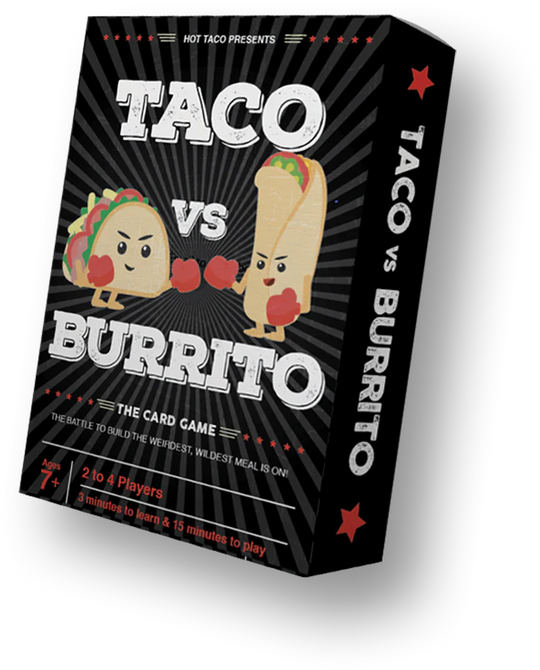 Taco vs Burrito Card Game