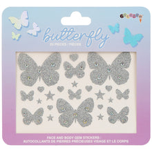 Load image into Gallery viewer, Butterfly Gems Face &amp; Body Stickers