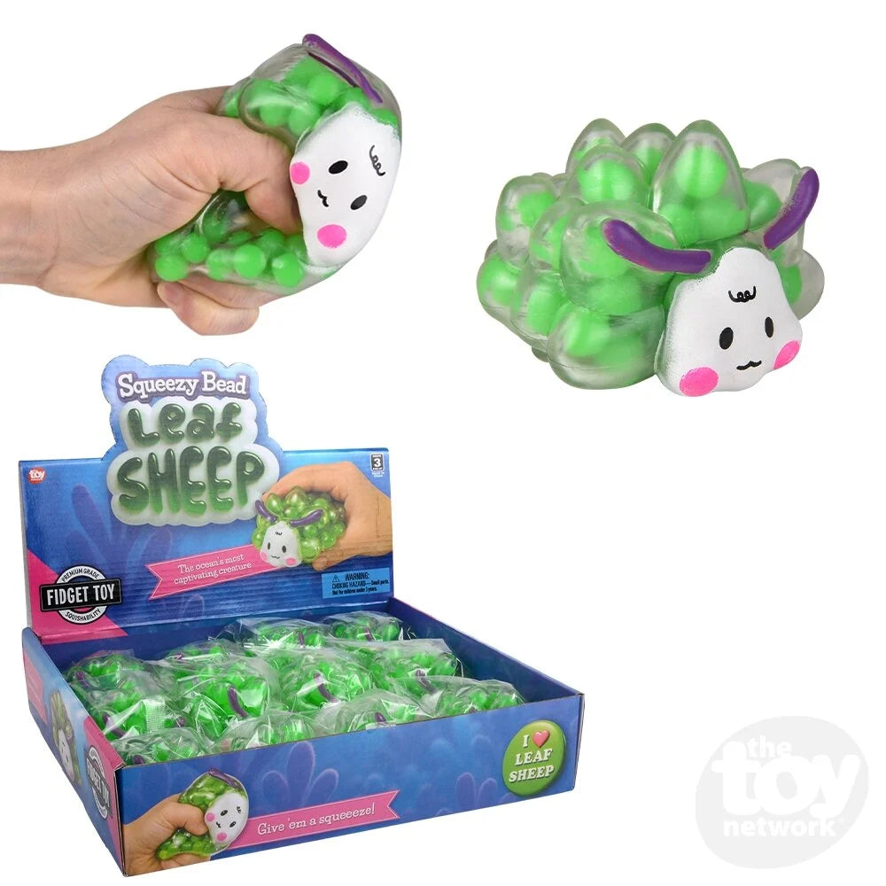 3" Squeezy Bead Leaf Sheep