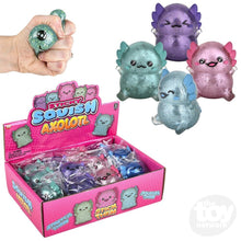 Load image into Gallery viewer, Squish Sticky Axolotl 2.25"