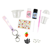 Load image into Gallery viewer, Bag Charm Kit Strawberry Bubble Tea