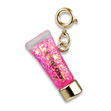 Load image into Gallery viewer, Gold Glitter Lip Gloss Charm
