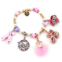 Load image into Gallery viewer, Gold Ballet Tutu Charm