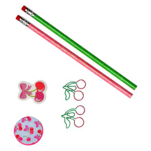 Load image into Gallery viewer, Cheerful Cherries Stationery Set