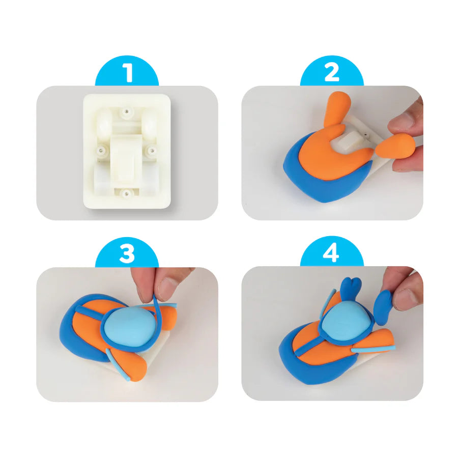 Clay Craft Pull-Back Hovercraft