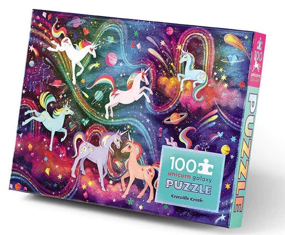 100 PC Unicorn Galaxy Foil Puzzle – ShenanigansToys