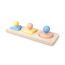 Load image into Gallery viewer, Montessori Mirror Shape Puzzle