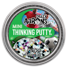 Load image into Gallery viewer, Mini Futbol Thinking Putty Tin