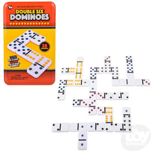 Load image into Gallery viewer, Double 6 Dominoes Tin