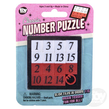Load image into Gallery viewer, 2.5" Number Fifteen Puzzle