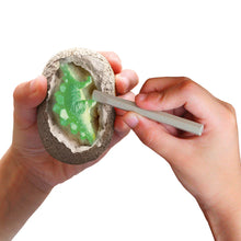 Load image into Gallery viewer, I Dig It Dinos! Glow In The Dark Dino Egg