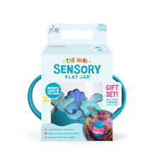 Load image into Gallery viewer, Mini Sensory Play Jar Gift Set Blue Lagoon
