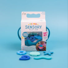 Load image into Gallery viewer, Mini Sensory Play Jar Gift Set Blue Lagoon