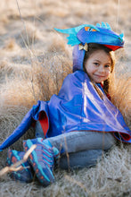 Load image into Gallery viewer, Azure The Metallic Dragon Cape Size 5-6