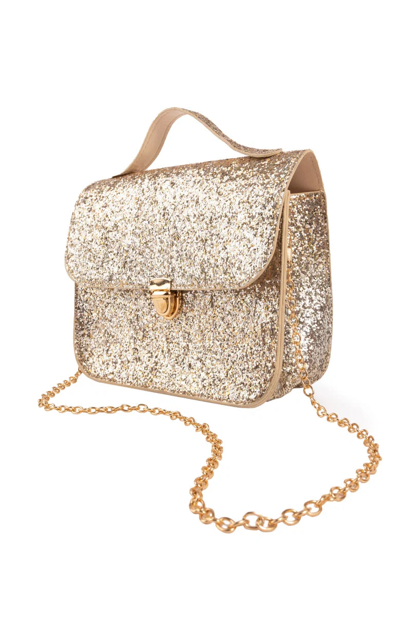 Skyline Sparkle Party Gold Purse