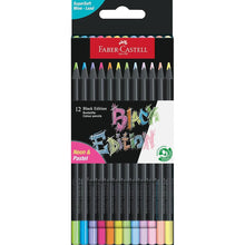 Load image into Gallery viewer, Color Pencils Black Edition Neon &amp; Pastel