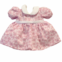 Load image into Gallery viewer, 10" Purple Floral Print Doll Dress