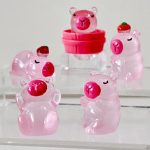 Load image into Gallery viewer, Mini Pink Capybara Figurine