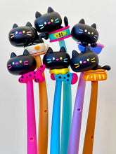 Load image into Gallery viewer, Black Cat Wiggle Pen