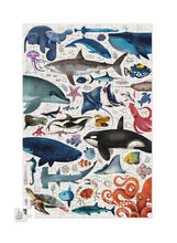 Load image into Gallery viewer, 150 Piece Ocean Animals Tin Puzzle