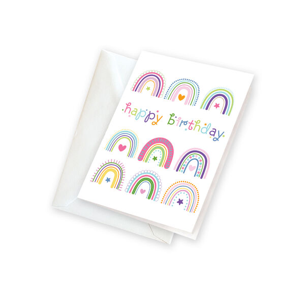 Rainbows Enclosure Card