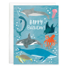 Load image into Gallery viewer, Ocean Birthday Card