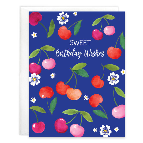 Sweet Cherries Birthday Card