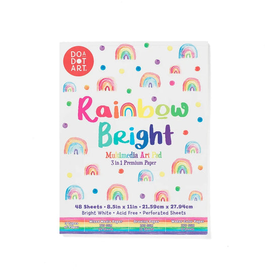 Do A Dot Art Rainbow Bright 3-In-1 Multimedia Art Paper Pad