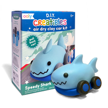 Load image into Gallery viewer, Creatibles Air Dry Clay Speedy Shark Kit