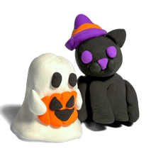 Load image into Gallery viewer, Creatibles Air Dry Clay Kit Spooky BFFs