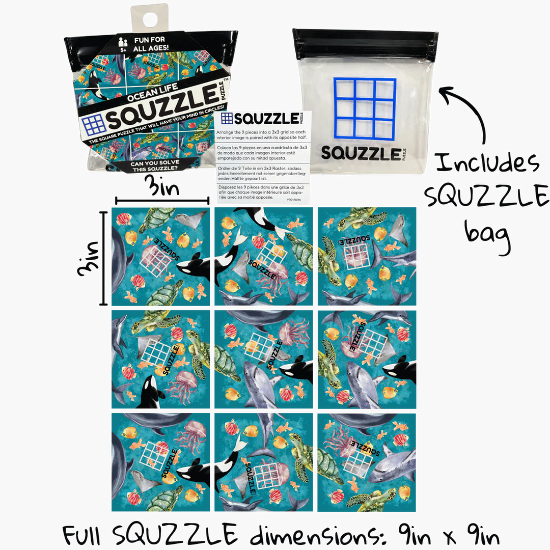 *Ocean Life Squzzle Puzzle