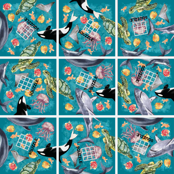 *Ocean Life Squzzle Puzzle