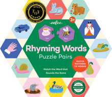 Load image into Gallery viewer, Rhyming Words Hexagon Puzzle Pairs
