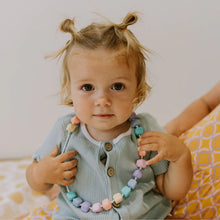 Load image into Gallery viewer, Princess &amp; The Pea Necklace Pastel Rainbow