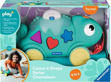 Load image into Gallery viewer, Play+ Color &amp; Shape Sorter Chameleon